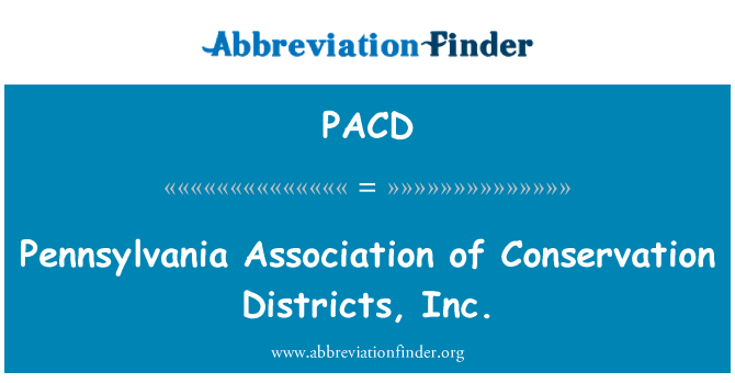 PACD: Pennsylvania asociace ochrany okresů, Inc.