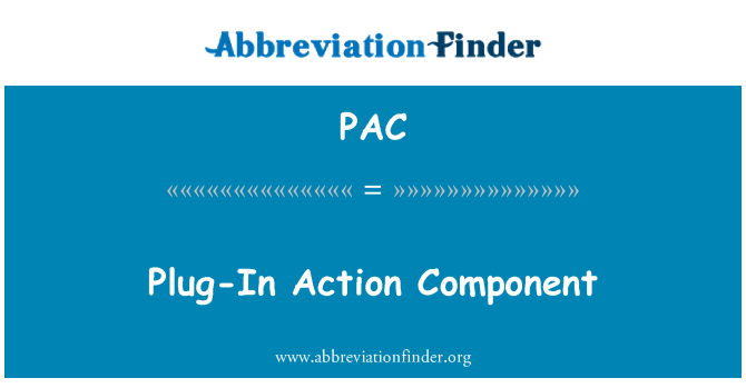 PAC: 外掛程式操作元件