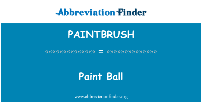 PAINTBRUSH: Σφαιρών χρωμάτων