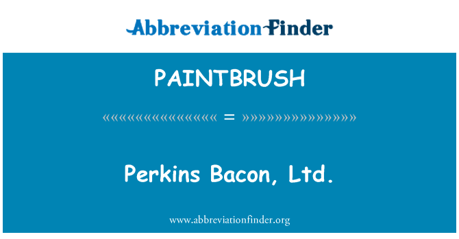 PAINTBRUSH: Perkins Bakon, Ltd.