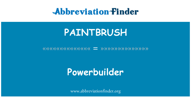 PAINTBRUSH: Powerbuilder