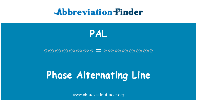 PAL: Phase Alternating Line