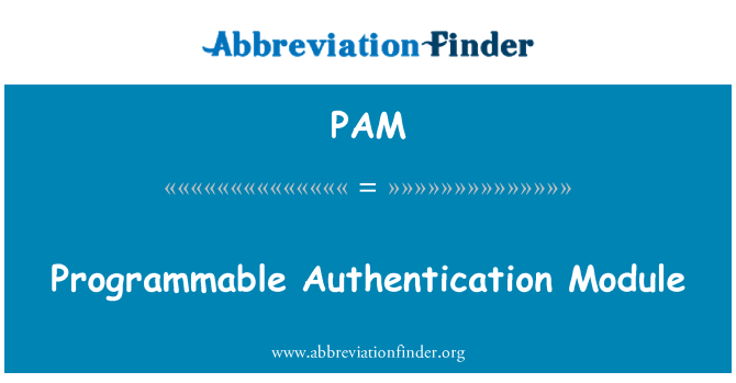 PAM: Módulo de autenticação programáveis