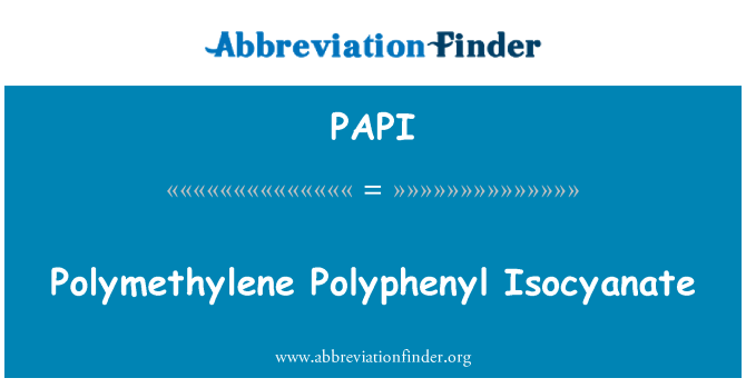 PAPI: Purata berpemberat lapan Polyphenyl Polymethylene