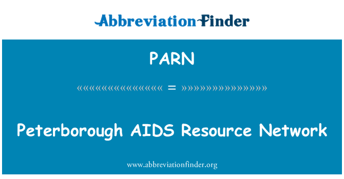 PARN: Peterborough AIDS Resource Network