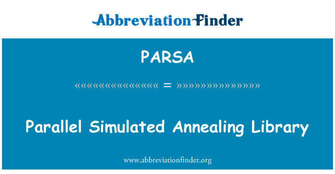 PARSA: Paralel simulasi Anil Perpustakaan