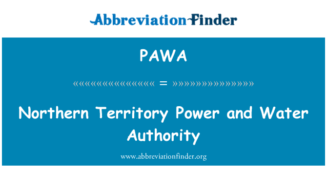 PAWA: Северная территория силу и власть воды