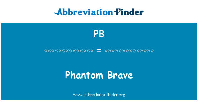 PB: Phantom Brave