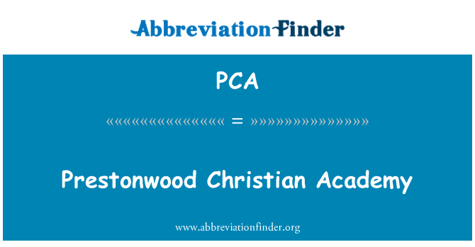 PCA: Prestonwood Christian Academy