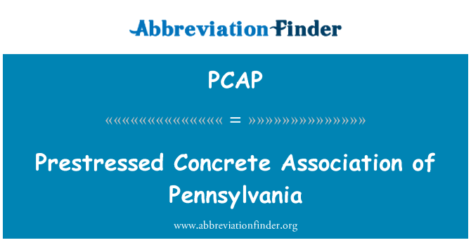 PCAP: Prestressed Concrete Association of Pennsylvania