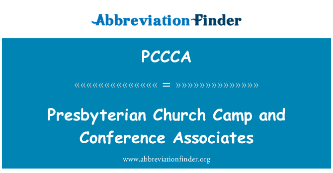 PCCCA: Presbyterian Church Camp un konferences Associates