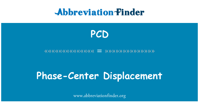 PCD: Faz-sant Déplacement