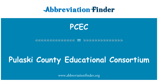PCEC: Pulaski County vzdělávací konsorcia