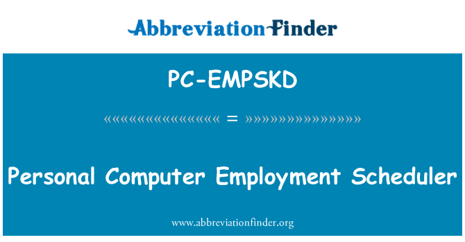 PC-EMPSKD: Du anplwa pèsonèl konpitè
