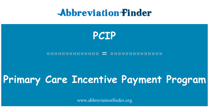 PCIP: Pwogram pou peye Incentive premye swen