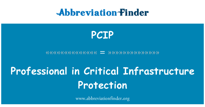 PCIP: Professional esmatähtsa infrastruktuuri kaitse