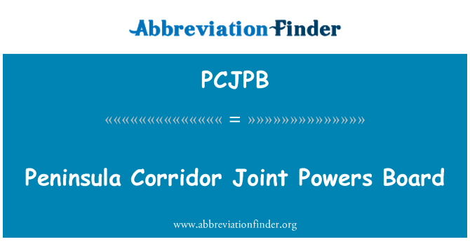 PCJPB: Poloostrova koridoru společné pravomoci Rady