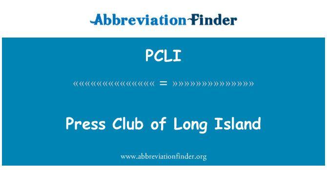 PCLI: Clwb wasg Ynys hir