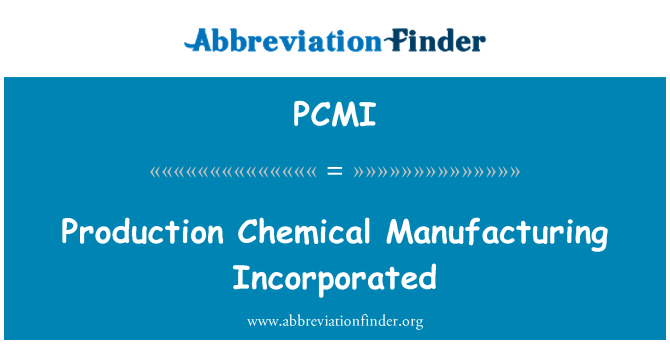 PCMI: הפקה ייצור כימיים בע מ