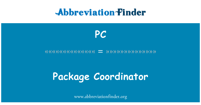 PC: Package Coordinator