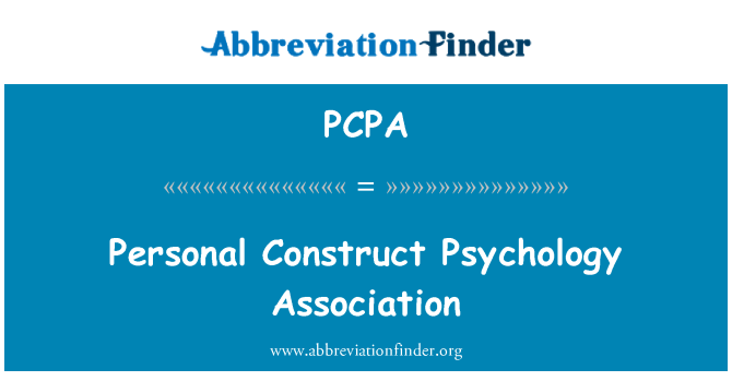 PCPA: Personlig Konstruer Psykologi Foreningen