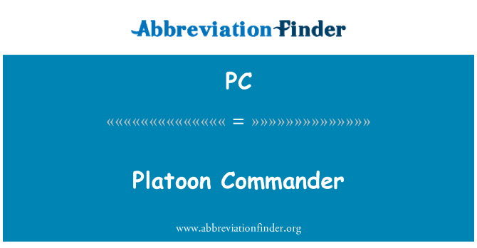 PC: Kòmandan ploton