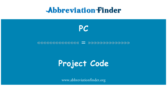PC: Project Code