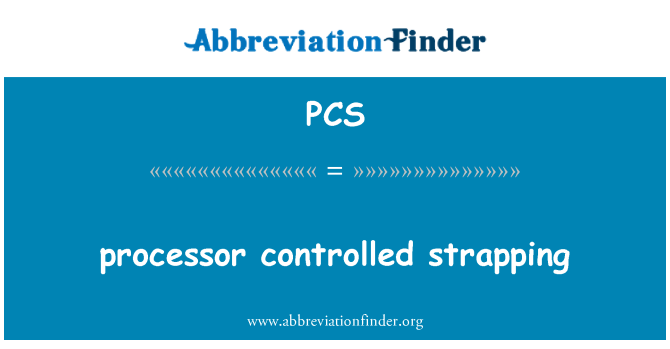 PCS: fleje de procesador controlado