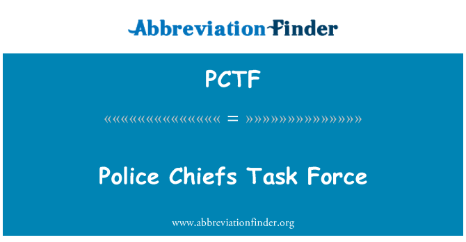 PCTF: Task Force tal-Kapijiet tal-Pulizija