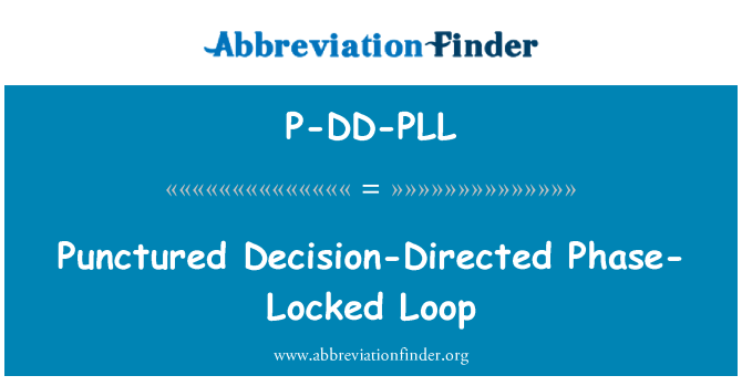 P-DD-PLL: แฟบตรงตัดสินใจใช้เฟสล็อกลูป