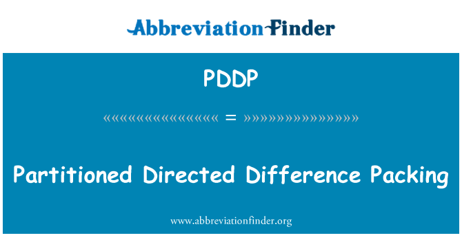 PDDP: Qasmet ippakkjar dirett id-differenza