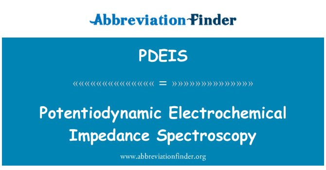 PDEIS: Potentiodynamic Electrochemical Impedance Spectroscopy