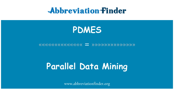 PDMES: Vzporedno podatkovnega rudarjenja