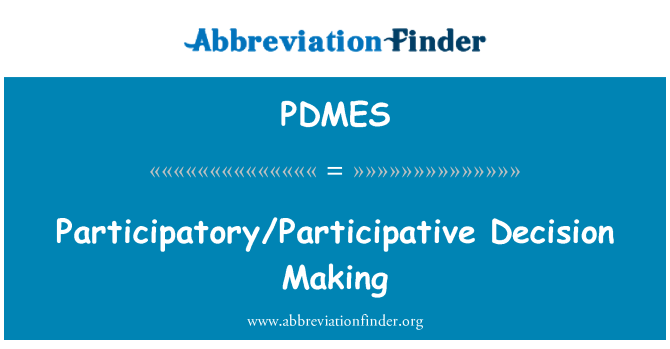 PDMES: 参加/参加意思