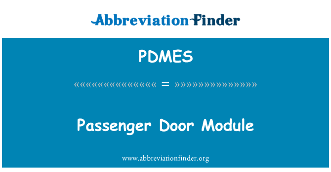 PDMES: Pasaje pòt modile