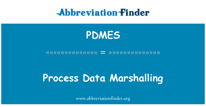 PDMES: Memproses Data Marshalling