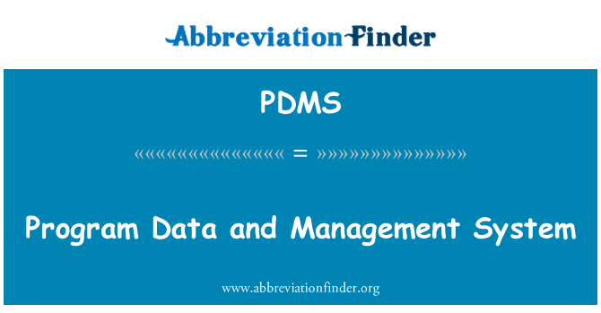 PDMS: プログラムのデータと管理システム