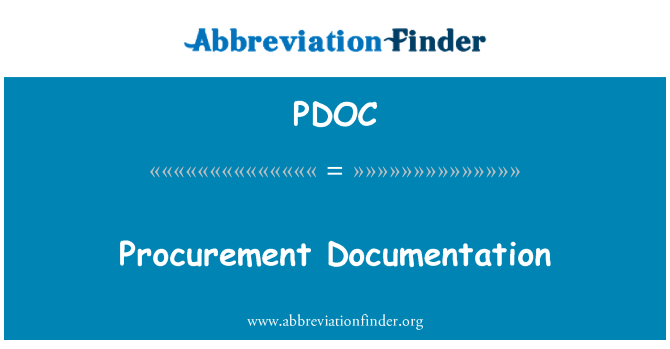 PDOC: Dokumentacija o pridobivanju