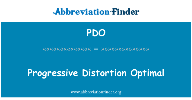 PDO: Pwogresif Distorsion laktoz