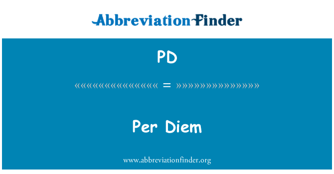 PD: ต่อวัน