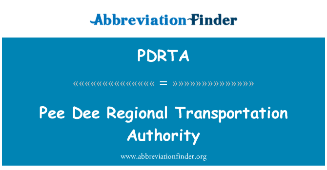 PDRTA: Pee Dee alueellisten Transportation Authority