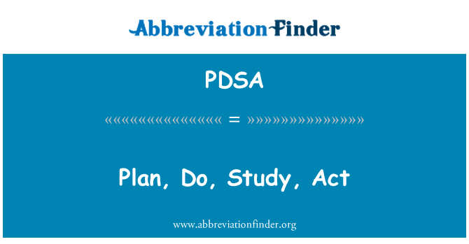 PDSA: Lập kế hoạch,, nghiên cứu, hành động