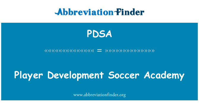 PDSA: Academia de fotbal Player Dezvoltare