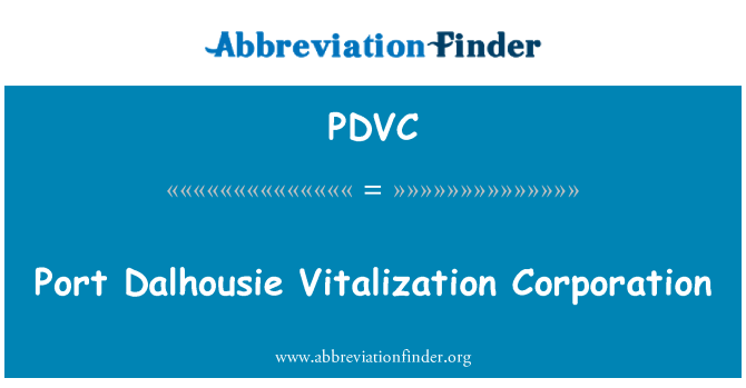PDVC: Pò Dalhousie Vitalization Corporation