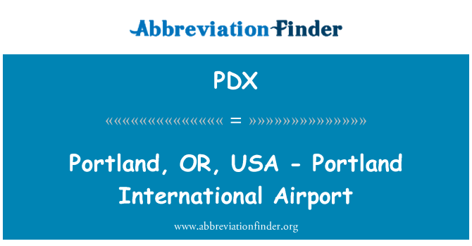 PDX: 波特蘭，俄勒岡州，美國-波特蘭國際機場