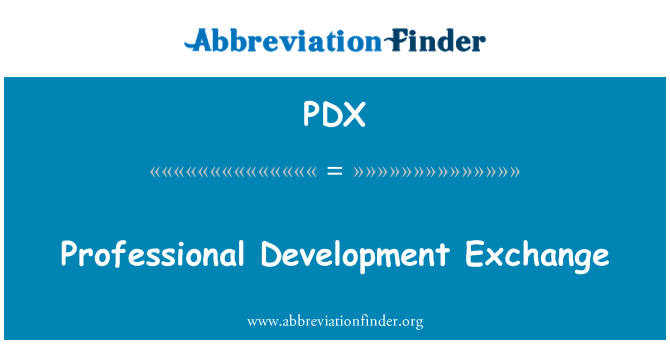 PDX: Professzionális fejlesztésének Exchange