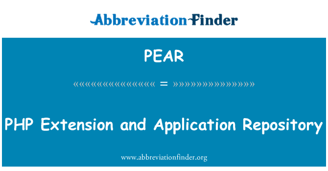 PEAR: PHP protezanje i aplikacija repozitorija