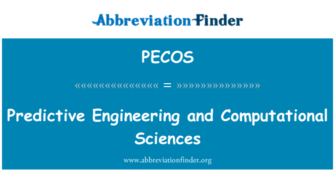 PECOS: Predictive Engineering and Computational Sciences