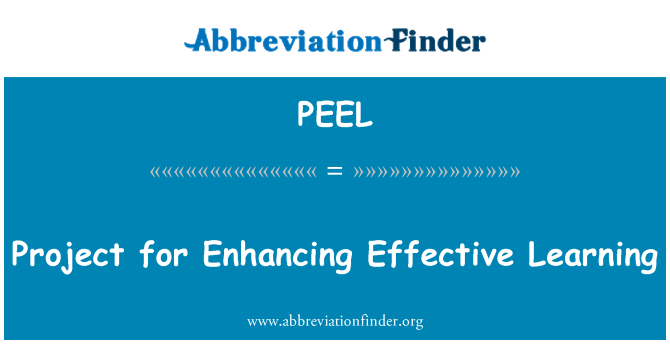 peel meaning