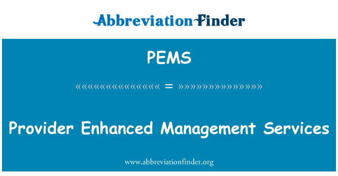 PEMS: Founisè Améliorée Gestion sèvis